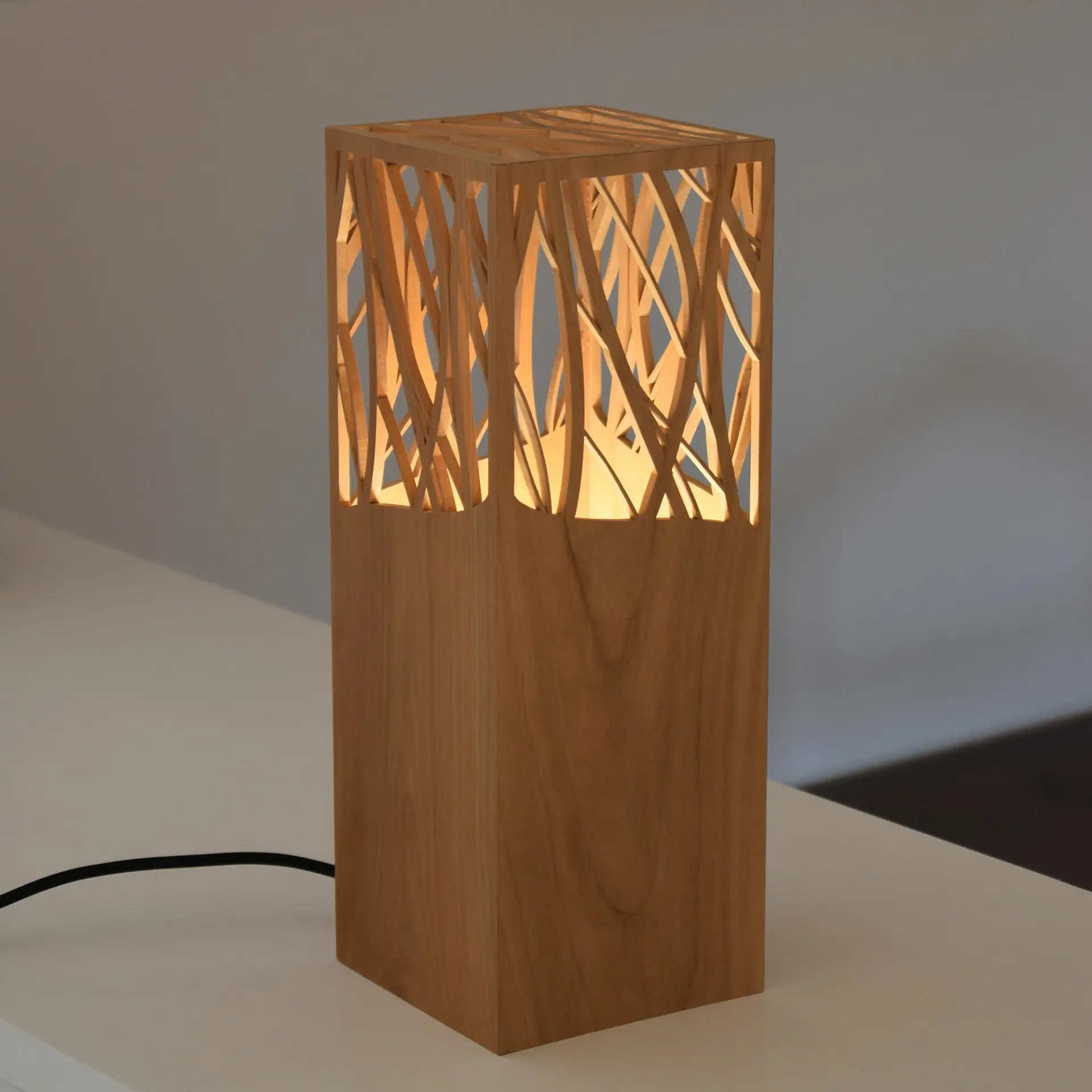 lámparas de madera de diseño